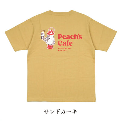 Peach's Cafe ピーチズカフェ バックプリントTシャツ