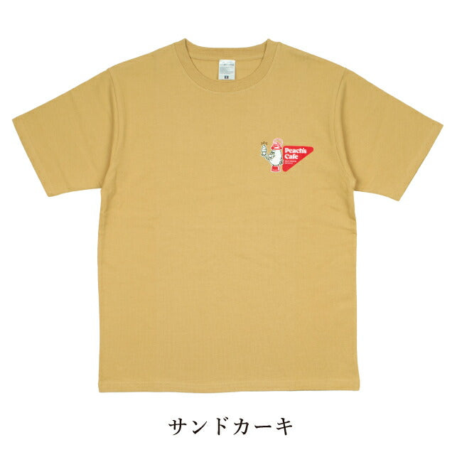 Peach's Cafe ピーチズカフェ フロントプリントTシャツ
