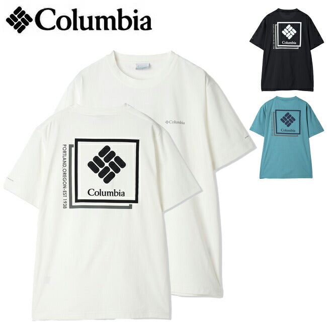Columbia コロンビア ライトキャニオングラフィックショートスリーブTシャツ PM0630
