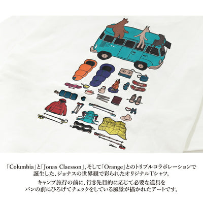 Columbia コロンビア×JONAS CLAESSON ジョナスクレアッソン Lake to Avenue Short Sleeve Tee PM1859