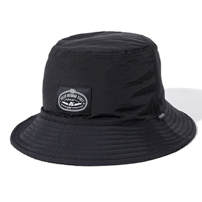 POLeR ポーラー REVERSIBLE BUCKET HAT リバーシブルバケットハット Black/Black 243MCV0110