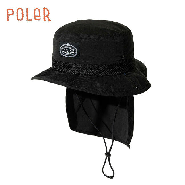 POLeR ポーラー 2WAY DRAW+SUNGUARD BRIM HAT 2ウェイドローサンガードブリムハット 251MCV0031