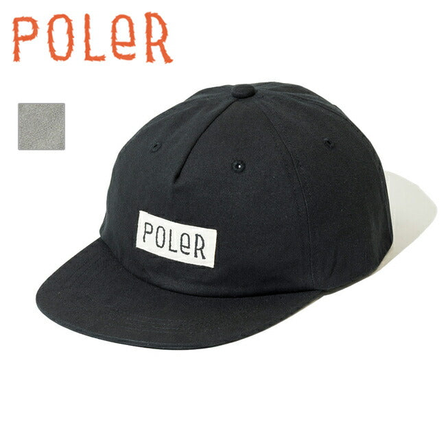 POLeR ポーラー FURRY FONT COTTON 6P CAP ファリーフォントコットン6Pキャップ 251MCV0087
