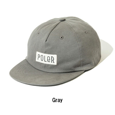 POLeR ポーラー FURRY FONT COTTON 6P CAP ファリーフォントコットン6Pキャップ 251MCV0087