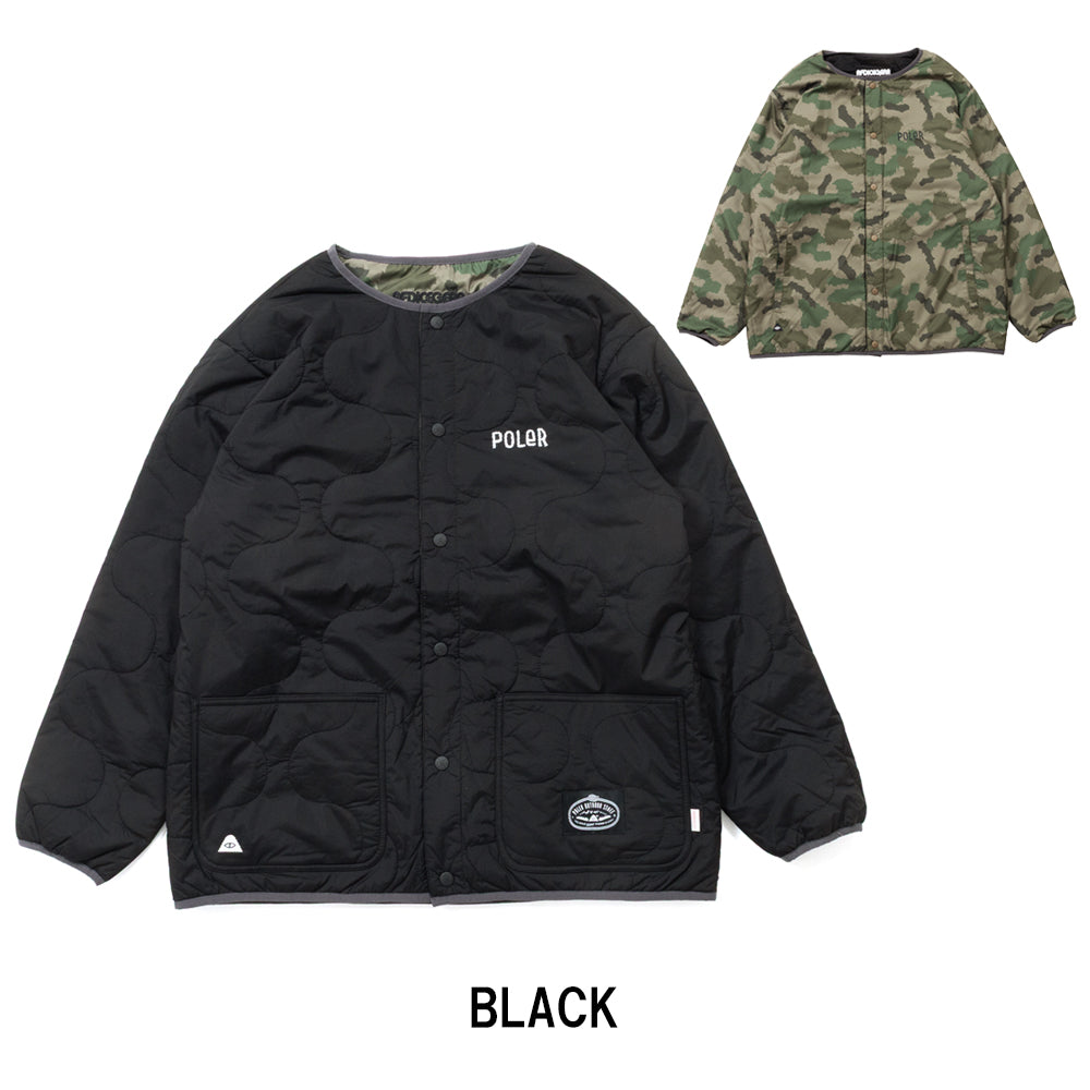 AFD×POLER REVERSIBLE QUILTED JACKET リバーシブルキルティッドジャケット 253MCV0004