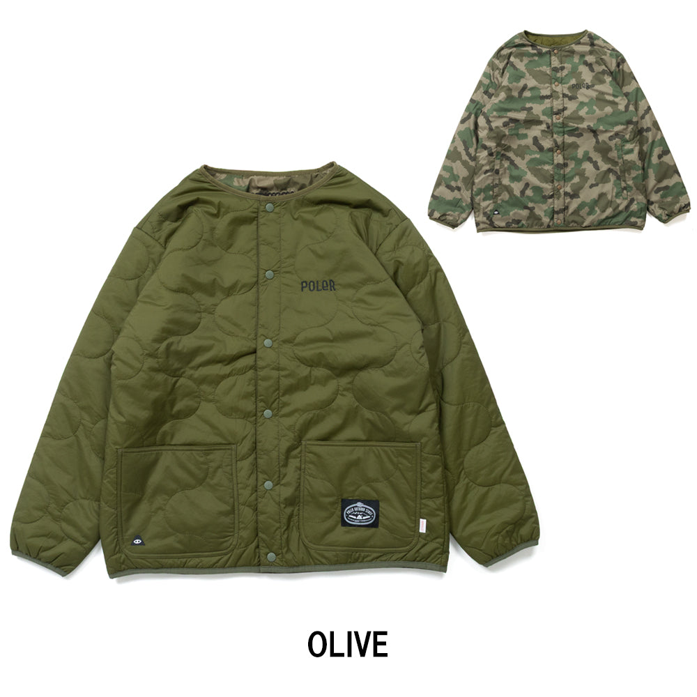 AFD×POLER REVERSIBLE QUILTED JACKET リバーシブルキルティッドジャケット 253MCV0004