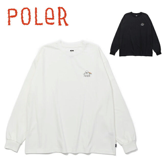 POLeR ポーラー PSYCHEDELIC LOGO RELAX FIT L/S TEE サイケデリックロゴリラックスフィットロングスリーブティー 253MCV0072
