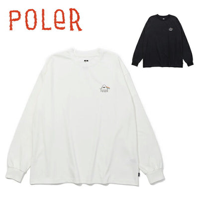 POLeR ポーラー PSYCHEDELIC LOGO RELAX FIT L/S TEE サイケデリックロゴリラックスフィットロングスリーブティー 253MCV0072