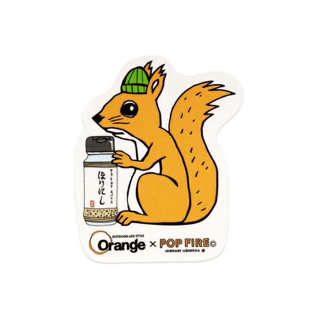POP FIRE ポップファイア 別注ステッカー リス PS0118