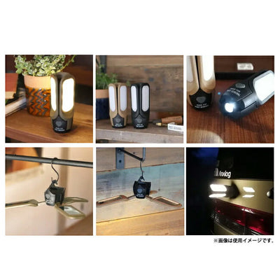 POST GENERAL ポストジェネラル TRI-PANEL SOLAR CHARGED LED LIGHT トリパネルソーラーチャージドLEDライト