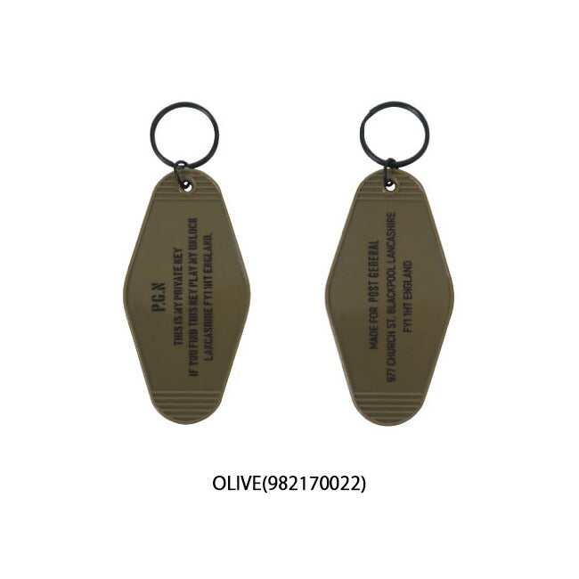 POST GENERAL ポストジェネラル THE HOTEL KEY HOLDER ザホテルキーホルダー 98217002