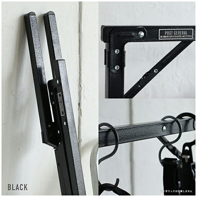 POST GENERAL ポストジェネラル EXHIBITION FOLDABLE HANGER RACK エキシビションフォルダブルハンガーラック Black 982450033