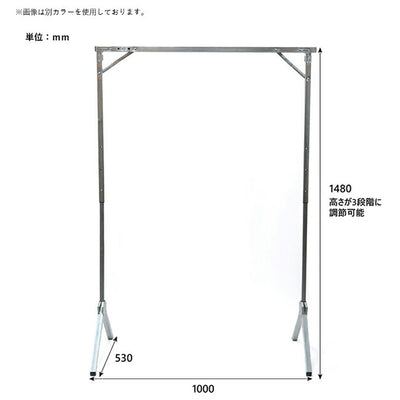 POST GENERAL ポストジェネラル EXHIBITION FOLDABLE HANGER RACK エキシビションフォルダブルハンガーラック Black 982450033