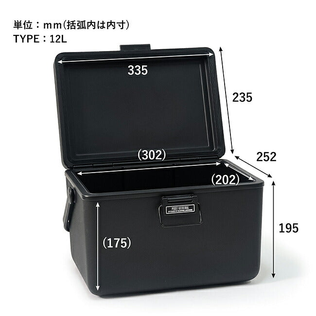 POST GENERAL ポストジェネラル THE ICE ERA HARD-SHELL COOLER 12L アイスエラハードシェルクーラー12L 982470006