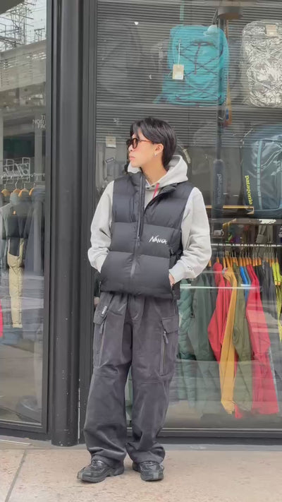 別注 AURORATEX EMBROIDERY DOWN VEST オーロラテックスエンブロイダリーダウンベスト