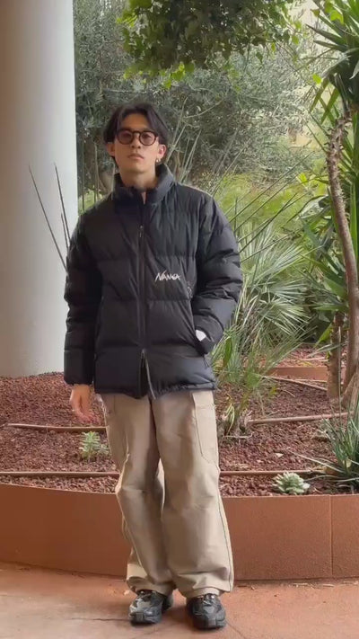 別注 オーロラテックス エンブロイダリー ダウンジャケット