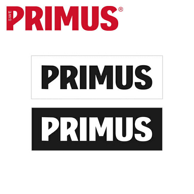 PRIMUS プリムス プリムスステッカーL P-ST-WT2/P-ST-BK2