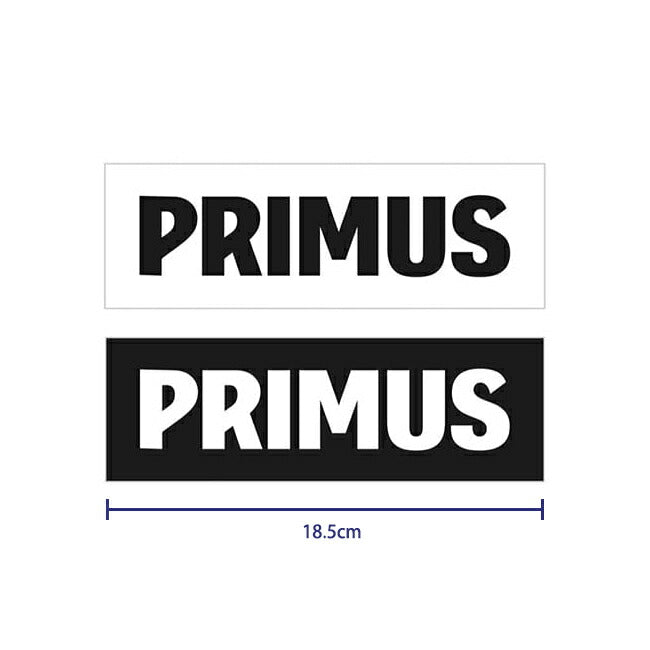 PRIMUS プリムス プリムスステッカーL P-ST-WT2/P-ST-BK2