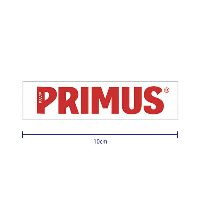 PRIMUS プリムス プリムスステッカーS レッド P-ST-RD1