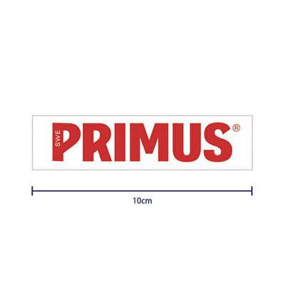 PRIMUS プリムス プリムスステッカーS レッド P-ST-RD1