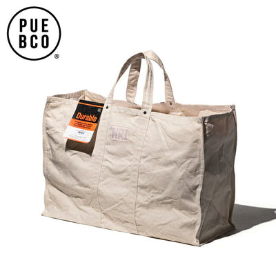 PUEBCO プエブコ LABOUR TOTE BAG Large Off White レイバートートバッグラージ オフホワイト 500362
