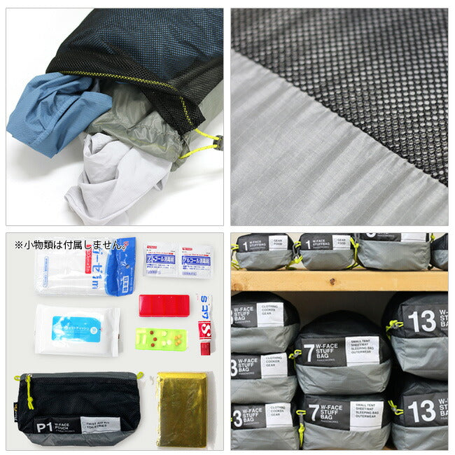 PaaGo WORKS - PaaGo WORKS パーゴワークス W-FACE STUFF BAG 3 ダブル