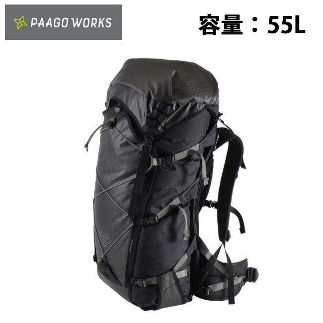 PaaGo WORKS パーゴワークス CARGO 55 カーゴ55 ブラック HP204BLK