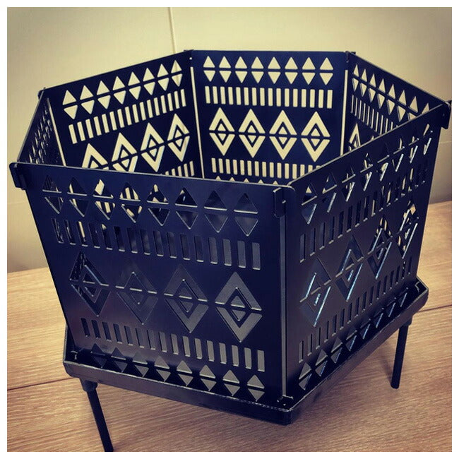 Rob Snow ロブスノー 組立式焚火台 Dian ディアン(黒皮鉄