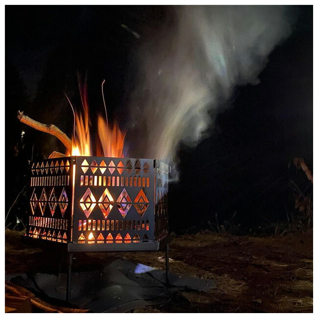 Rob  ロブスノー　組立式焚火台 Dian ディアン(黒皮鉄) Rob Snow ロブスノー 組立式焚火台 Dian ディアン(黒皮鉄