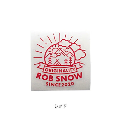 Rob Snow ロブスノー カッティングステッカー ガールズラインロゴ(小)
