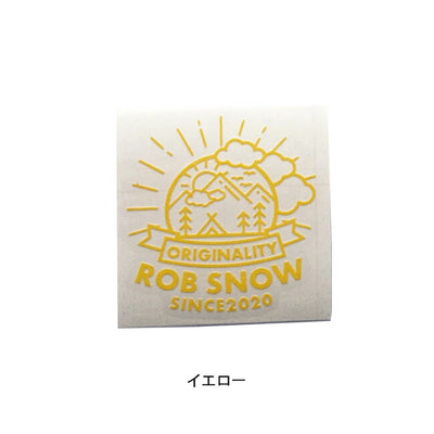 Rob Snow ロブスノー カッティングステッカー ガールズラインロゴ(小)