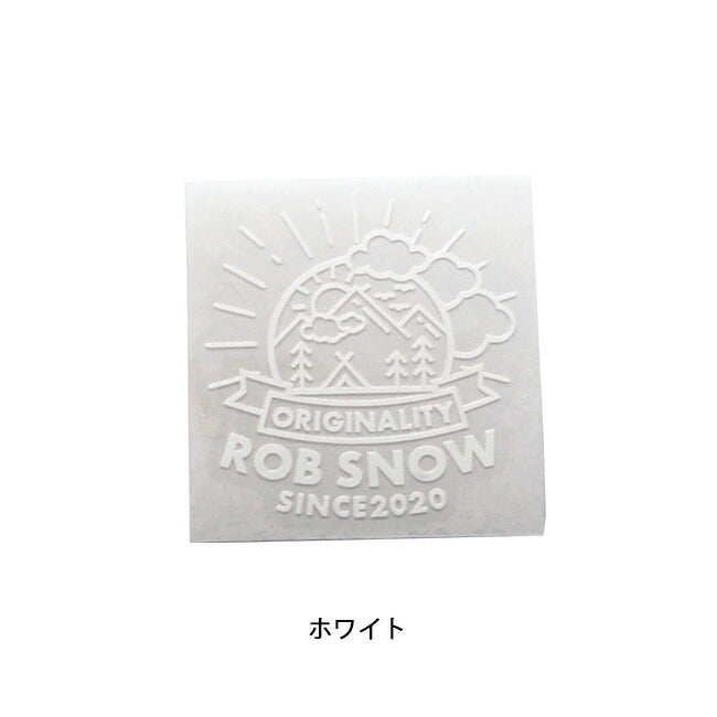 Rob Snow ロブスノー カッティングステッカー ガールズラインロゴ(小)