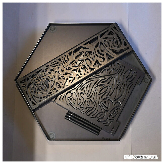 Rob Snow ロブスノー 組立式焚火台 Shinobi シノビ (黒皮鉄