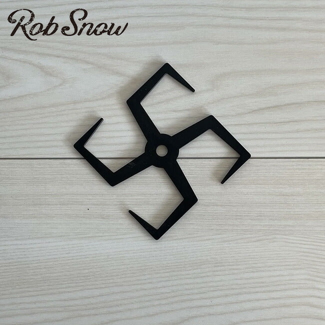 Rob Snow ロブスノー Ken-Shuri Hook ケンシュリフック 黒皮鉄メッキ