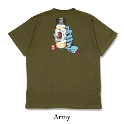 SANTA CRUZ サンタクルーズ×ほりにし スクリーミングハンドTシャツ【メール便・代引き不可】