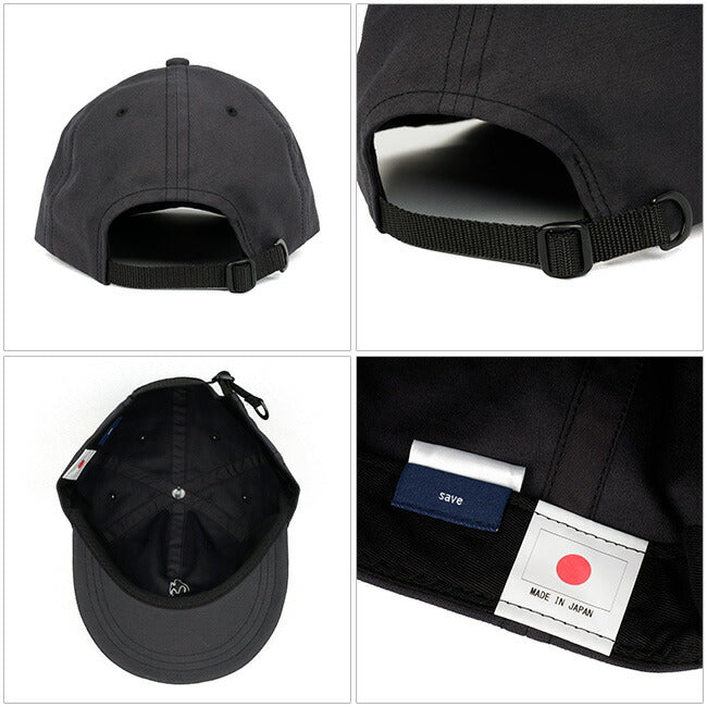 save セーブ Embroidery Cap エンブロイダリーキャップ Black 2021-01/S-01