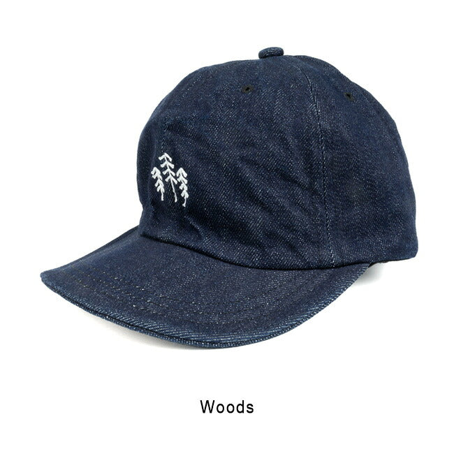 save セーブ Embroidery Cap エンブロイダリーキャップ Denim S-01