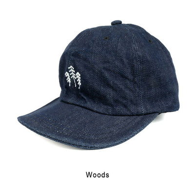 save セーブ Embroidery Cap エンブロイダリーキャップ Denim S-01