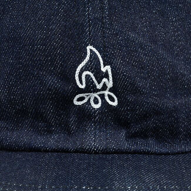 save セーブ Embroidery Cap エンブロイダリーキャップ Denim S-01