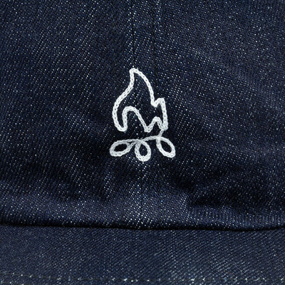save セーブ Embroidery Cap エンブロイダリーキャップ Denim S-01