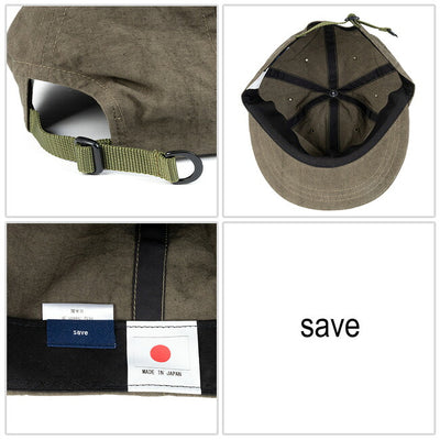 save セーブ Linen Cap リネンキャップ Olive S-12