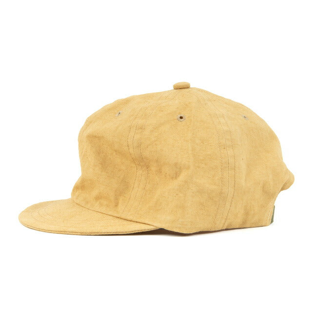 save セーブ Linen Cap リネンキャップ Mustard S-12