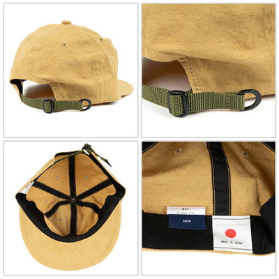 save セーブ Linen Cap リネンキャップ Mustard S-12
