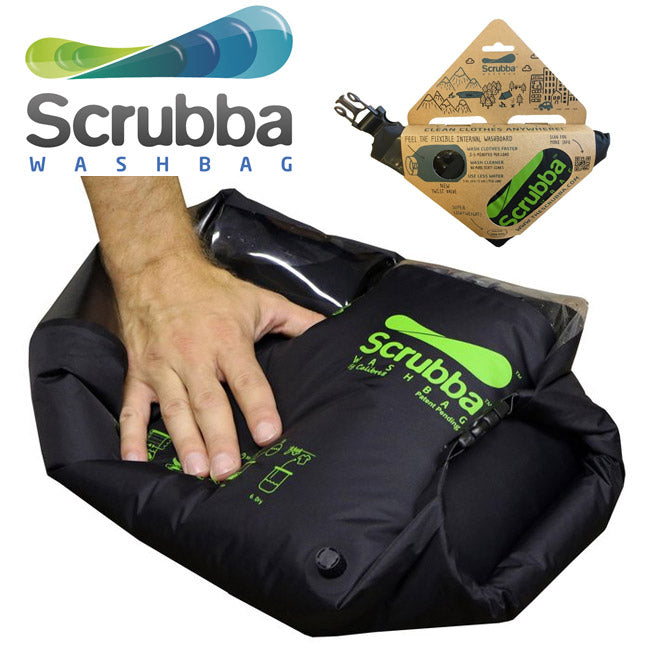 Scrubba スクラバ 洗濯機 Wash bag BLACK/SU002/世界最小洗濯機