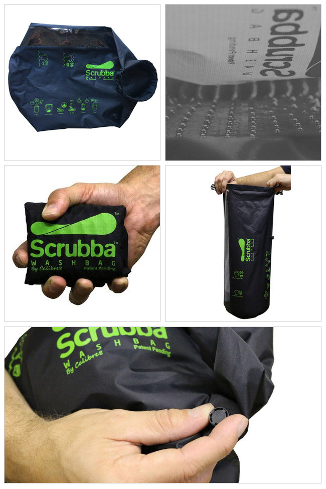 Scrubba スクラバ 洗濯機 Wash bag BLACK/SU002/世界最小洗濯機