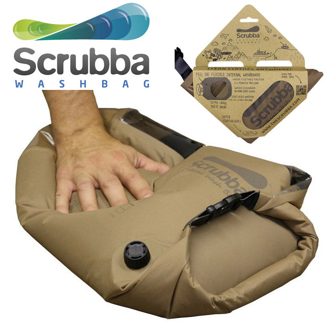 Scrubba スクラバ Tactical Wash Bag タクティカルウォッシュバッグ コヨーテ/SU002-2/世界最小洗濯機