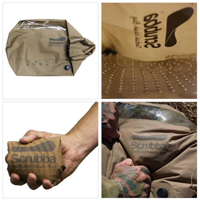Scrubba スクラバ Tactical Wash Bag タクティカルウォッシュバッグ コヨーテ/SU002-2/世界最小洗濯機