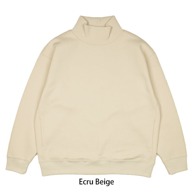 Siora yatsu-sue シオラヤツス Card board knit mockneck Sweat カードボードニットモックネックスウェット ORF23-145