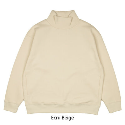 Siora yatsu-sue シオラヤツス Card board knit mockneck Sweat カードボードニットモックネックスウェット ORF23-145