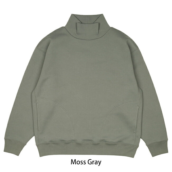 Siora yatsu-sue シオラヤツス Card board knit mockneck Sweat カードボードニットモックネックスウェット ORF23-145